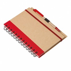  - 13x18 CRAFT NOTEBOOK RED