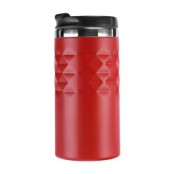 55520 KR - KUPA ÇELİK BARDAK KIRMIZI 300 ML