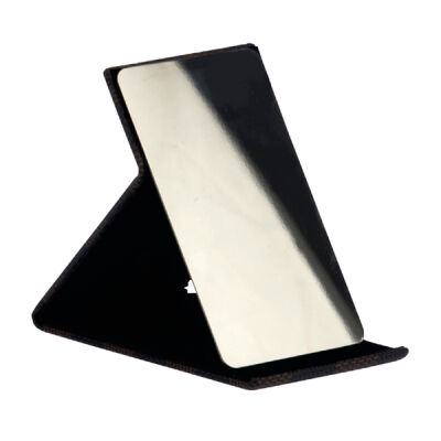 AYNALI METAL TELEFON STANDI KAHVERENGİ - 2