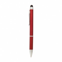 DEREN TWO COLORS ALUMINIUM PEN CLARET RED - Thumbnail