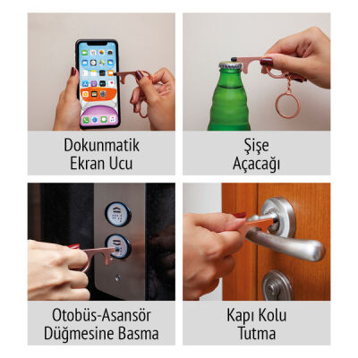 GÜVENLİ TEMAS ANAHTARLIĞI GÜMÜŞ - 2