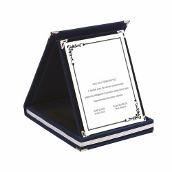  - 12x16 VELVET PLATE NAVY