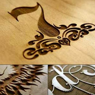 Crystal - Wood Laser Printing - 3