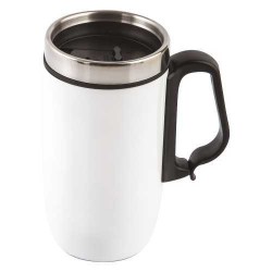  - MUG STEEL CUP 320 ML. WHITE