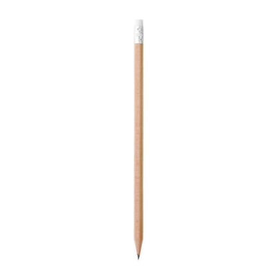  - NATUREL PENCIL WITH ERASER WOODEN